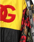 Dolce & Gabbana Multicolor Patchwork Men Full Zip Sweater