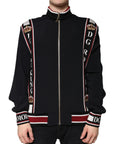 Dolce & Gabbana Black DG King Full Zip Sweatshirt Sweater