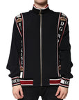 Dolce & Gabbana Black DG King Full Zip Sweatshirt Sweater