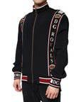 Dolce & Gabbana Black DG King Full Zip Sweatshirt Sweater