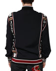 Dolce & Gabbana Black DG King Full Zip Sweatshirt Sweater