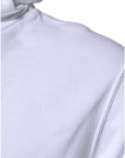 Dolce & Gabbana White Logo Hooded Pullover Sweatshirt Sweater