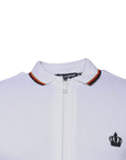 Dolce & Gabbana White Crown Men Full Zip Sweatshirt Sweater
