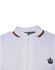 Dolce & Gabbana White Crown Men Full Zip Sweatshirt Sweater