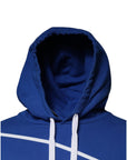 Dolce & Gabbana Blue Logo Print Hooded Sweatshirt Sweater