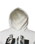 Dolce & Gabbana White Caesar Cotton Hooded Pullover Sweater