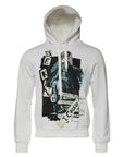 Dolce & Gabbana White Caesar Cotton Hooded Pullover Sweater