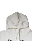 Dolce & Gabbana White Caesar Cotton Hooded Pullover Sweater