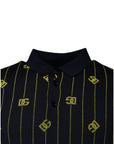 Dolce & Gabbana Black Monogram Mock Neck Pullover Sweater