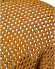 Dolce & Gabbana Brown Perforated Collared Short Sleeves T-shirt
