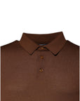 Dolce & Gabbana Brown Cashmere Buttoned Men Pullover Sweater