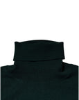 Dolce & Gabbana Green Cashmere Turtleneck Men Pullover Sweater