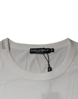 Dolce & Gabbana White Royals Heritage Cotton T-shirt