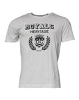 Dolce & Gabbana White Royals Heritage Cotton T-shirt