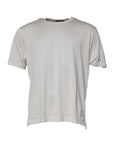 Dolce & Gabbana Off White Crew Neck Short Sleeve T-shirt