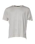 Dolce & Gabbana Off White Crew Neck Short Sleeve T-shirt