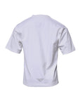 Dolce & Gabbana White DG Logo Crew Neck Short Sleeve T-shirt