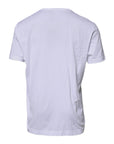 Dolce & Gabbana White Cotton Crew Neck Short Sleeve T-shirt