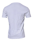 Dolce & Gabbana White DG Logo Cotton Crew Neck T-shirt