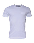 Dolce & Gabbana White Cotton Crew Neck Short Sleeves T-shirt