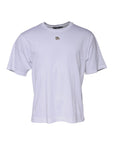 Dolce & Gabbana White DG Logo Crew Neck Short Sleeve T-shirt