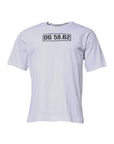 Dolce & Gabbana White DG Logo Cotton Crew Neck T-shirt