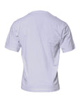 Dolce & Gabbana White DG Logo Cotton Crew Neck T-shirt