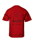 Dolce & Gabbana Red DG Eye Cotton Crew Neck T-shirt