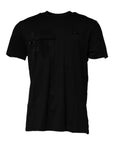 Dolce & Gabbana Black Crew Neck Short Sleeve T-shirt