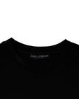 Dolce & Gabbana Black Crew Neck Short Sleeve T-shirt