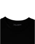 Dolce & Gabbana Black Crew Neck Short Sleeve T-shirt