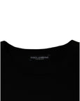 Dolce & Gabbana Black Crew Neck Short Sleeve T-shirt