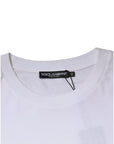 Dolce & Gabbana White DG Milano Cotton Crew Neck T-shirt