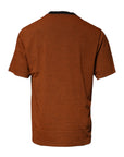 Dolce & Gabbana Brown DG Logo Cotton Crew Neck T-shirt