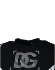 Dolce & Gabbana Black Graphic Print Nylon Crew Neck T-shirt