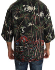 Dolce & Gabbana Sicilian Volcano Motive Polo Tee