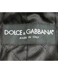Dolce & Gabbana Sicilia Checkered Wool Blend Coat