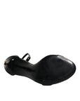 Dolce & Gabbana Black KEIRA Heels Ankle Strap Sandals Shoes