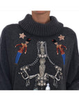Dolce & Gabbana Enchanted Crystal Turtleneck Sweater