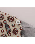 Dolce & Gabbana Gray Cotton Owl Silk Scarf Top T-shirt
