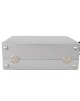 Dolce & Gabbana Silver Retro Radio Boombox Limited Edition Handmade Wood Bag