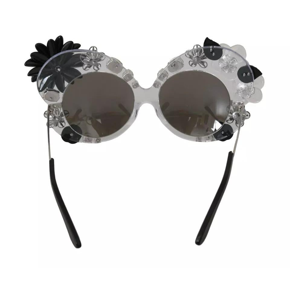Dolce & Gabbana Transparent DG4292 Round Crystal Sunglasses