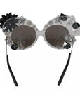 Dolce & Gabbana Transparent DG4292 Round Crystal Sunglasses