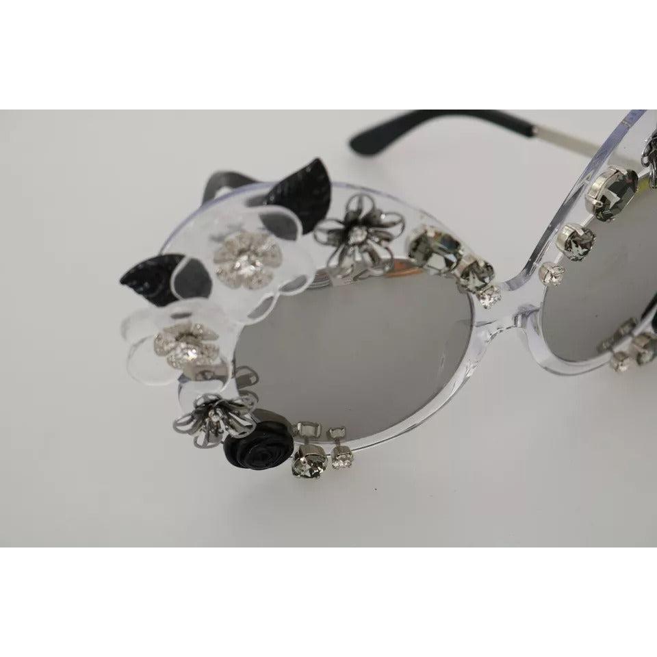 Dolce & Gabbana Transparent DG4292 Round Crystal Sunglasses