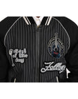 Dolce & Gabbana Elegant Sequined Black Bomber Jacket
