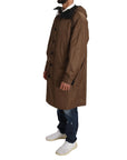 Dolce & Gabbana Elegant Reversible Hooded Raincoat