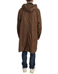 Dolce & Gabbana Elegant Reversible Hooded Raincoat