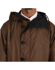 Dolce & Gabbana Elegant Reversible Hooded Raincoat
