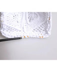 Dolce & Gabbana White Cordonetto Lace Beatrice Shopping Tote Bag
