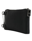 Dolce & Gabbana Black Leather Purse Crossbody Sling Phone Bag